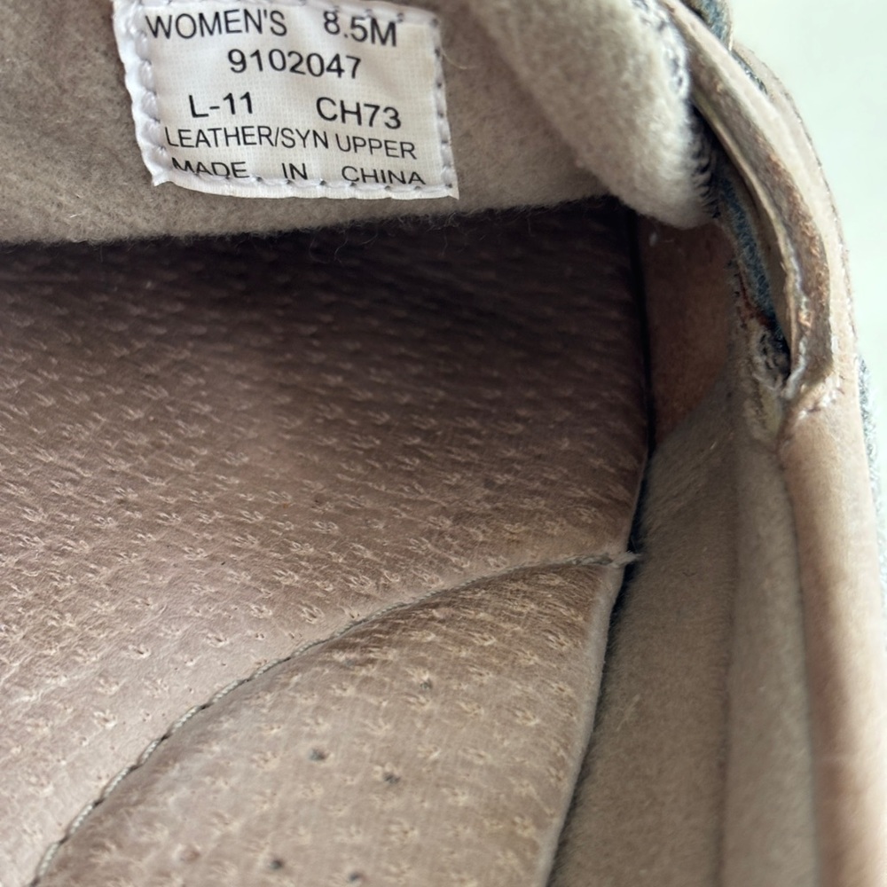 Angelfish Leather Boat Shoes Women’s Size 8.5 Medium Brown